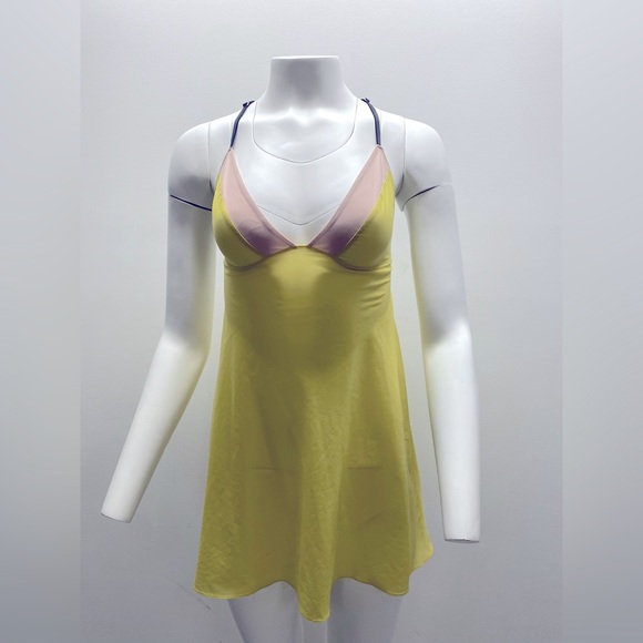 Victoria's Secret Other - Victorias Secret Yellow Chiffon Slip